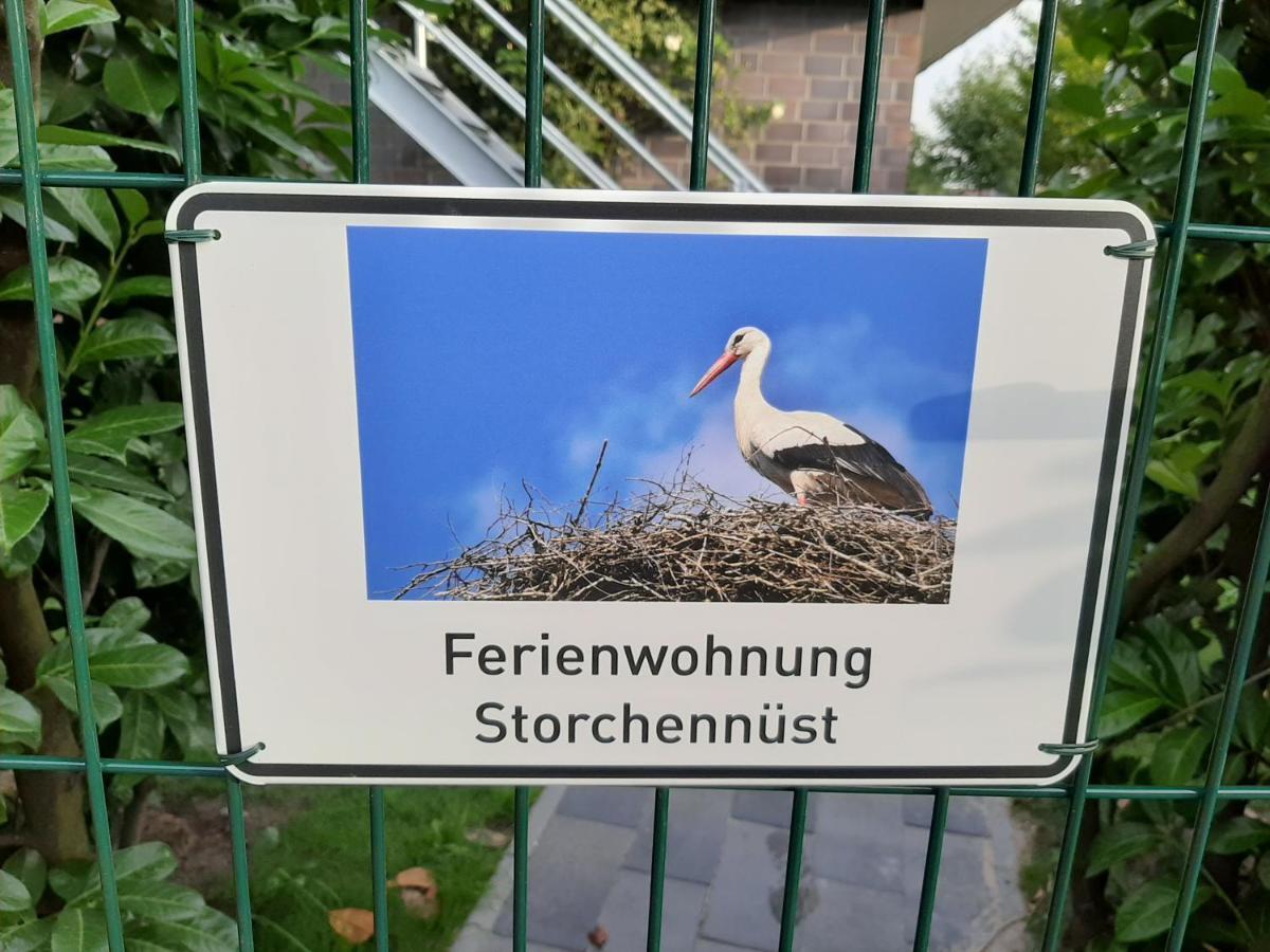 Ferienwohnung Storchennuest Aurich Bagian luar foto